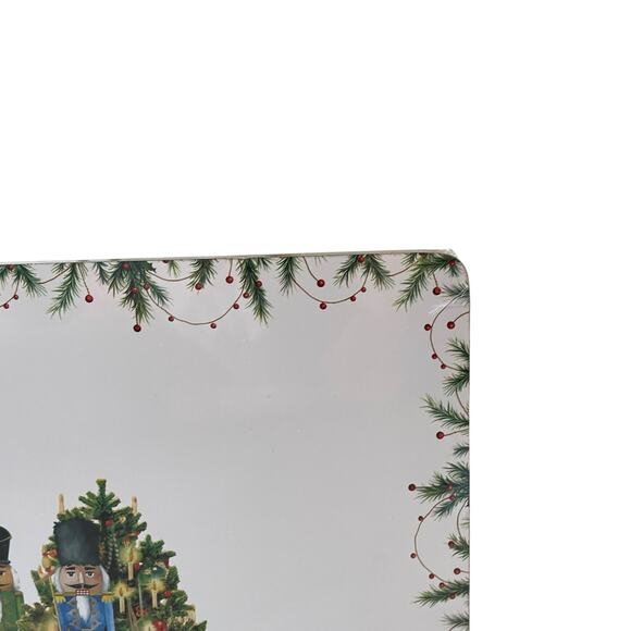 NUTCRACKER Cork Backed Hard Christmas Placemats 12x16 Set of 4 Holiday New - Picture 6 of 8